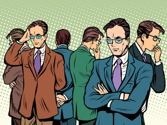 Thinking Scientist - Problem Solving vector image