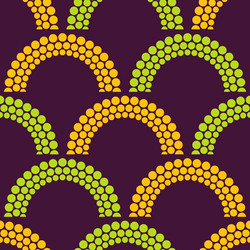 abstract geometric seamless pattern with color vector image
