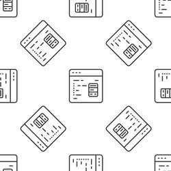 grey line software web developer programming code vector image