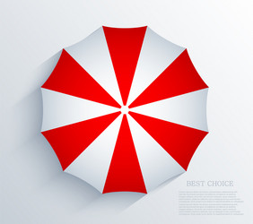 Umbrella isolated on white background Royalty Free Vector