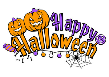 Halloween Party Card - Spooky Celebration vector