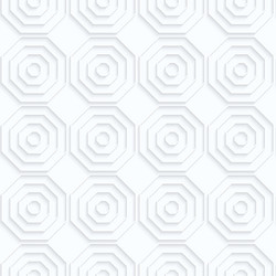 quilling paper octagons with offset in row vector image
