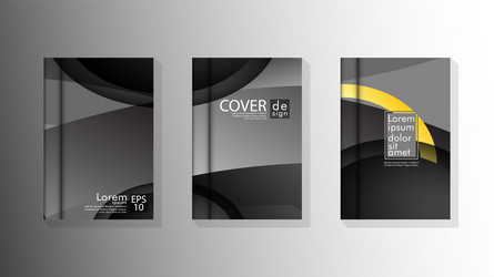 Collection book cover backgrounds Royalty Free Vector Image