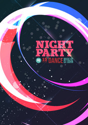 night party vector