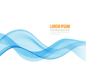 abstract color wave design element vector image