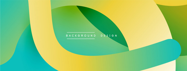 abstract overlapping lines and circles geometric vector image
