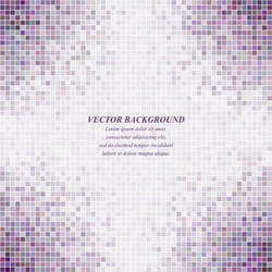abstract tiled square mosaic pattern background vector image