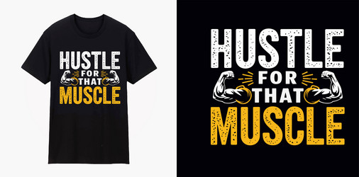 gym t shirt designfitness design motiva Vector Image