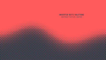 inverted dots offset half tone pattern waveform vector image