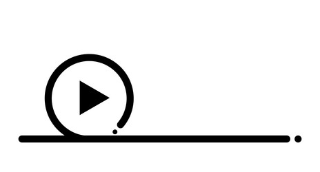 background with playback button and copy space vector image
