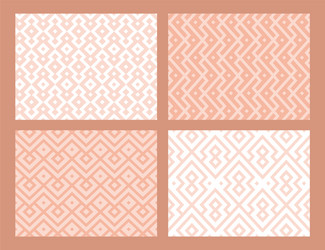 sand color geometric seamless patterns vector