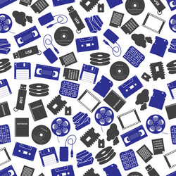 data storage media color pattern eps10 vector image
