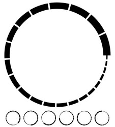 preloader buffer symbol elements circular vector