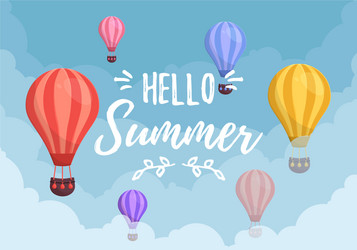 Summer sale balloon vector