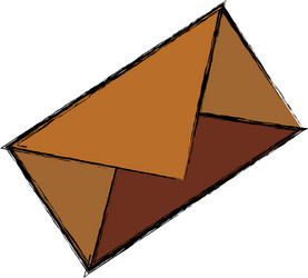message envelope object vector image
