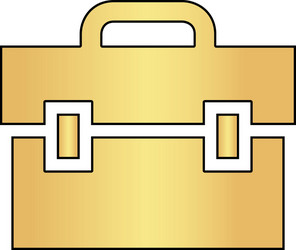 Briefcase computer symbol vector