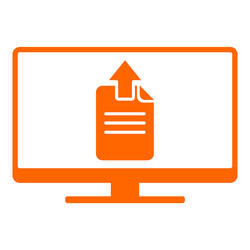 Document upload and screen vector