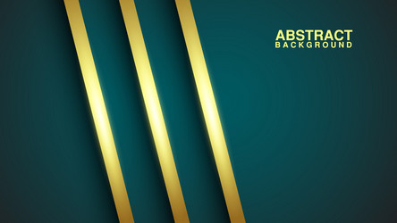 layers overlap with glowing gold lines vector image