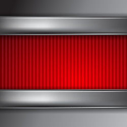 Modern Metal Background with Text Space vector