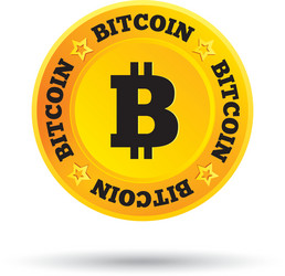 bitcoin cryptography currency open source p2p vector image