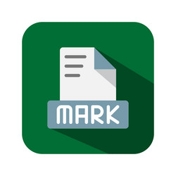markdown text file flat icons symbol document vector image