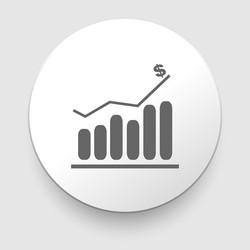 Business infographic icon - graphic vector