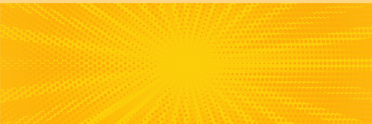 Retro Pop Art Yellow Background vector image