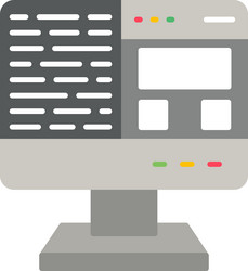 web development icon vector image