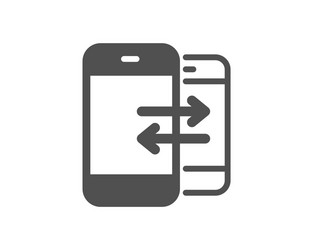 Phone communication icon incoming and outgoing vector