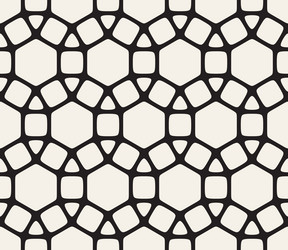 seamless pattern repeating geometric elements vector image