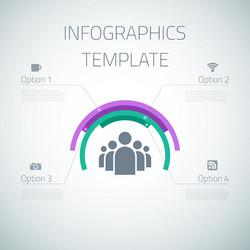 web infographic timeline pie template layout vector image