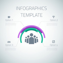 Web infographic timeline pie template layout vector