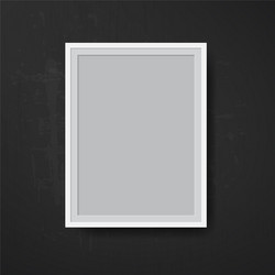 Black vintage photo frame Royalty Free Vector Image