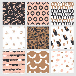 Decorative Pattern Collection vector image