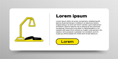 Line workplace with table lamp and open book icon vector