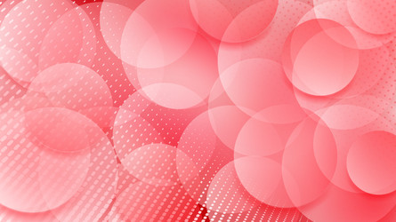 Red Circle Halftone Abstract Background vector image