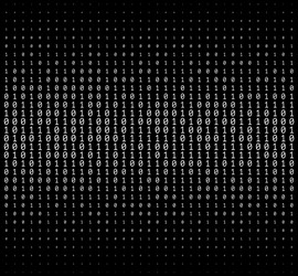 Binary numbers texture vector