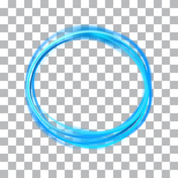 light glowing effect on isolated background vector image