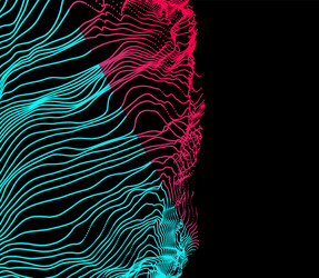 abstract science or technology background graphic vector image
