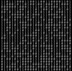Binary Number Texture vector image