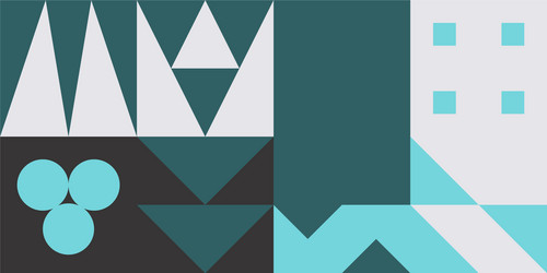 horizontal abstract pattern design vector image
