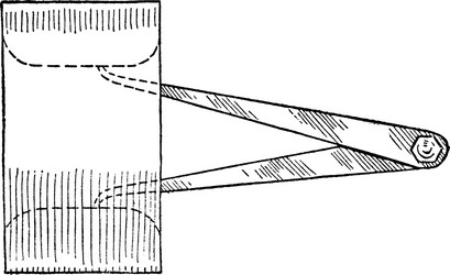 inside caliper two opposite sides of an object vector image