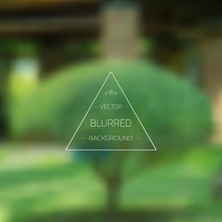 abstract tree gradient mesh blurred background vector image