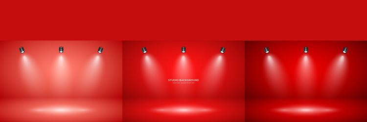 empty studio abstract background soft spotlight vector image