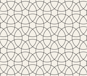 seamless pattern repeating geometric elements vector image