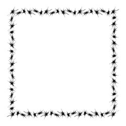 square frame border graphic simple vector image