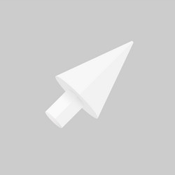 white mouse pointer icon design cursor sign vector image