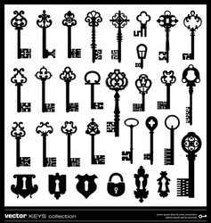 Door keys Royalty Free Vector Image - VectorStock