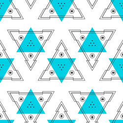 abstract background geometric seamless pattern vector image