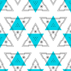 abstract background geometric seamless pattern vector